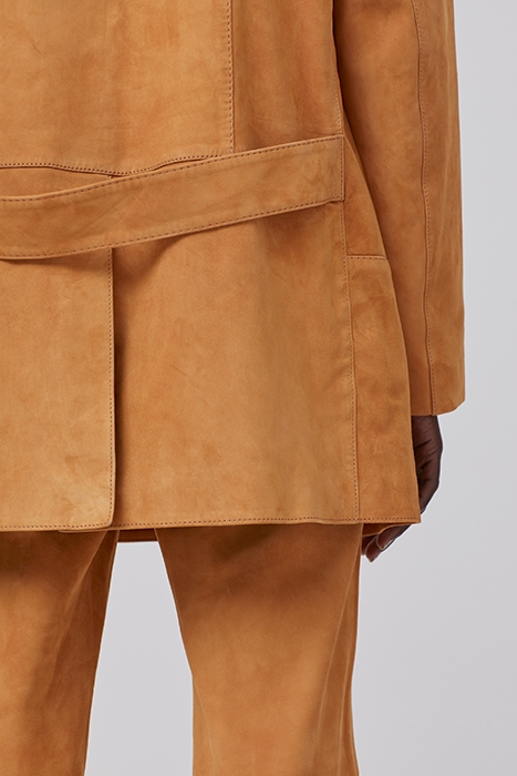 CLOSED WOMEN COLLARLESS BLAZER JACKETS & COATS GOLD EARTH GO 4