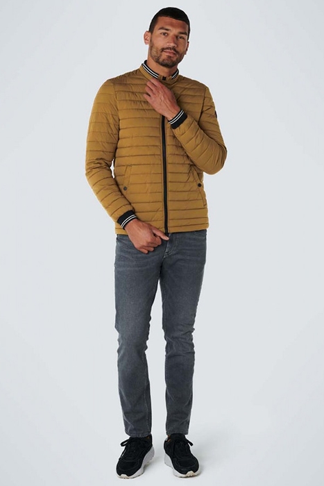 JACKET SHORT FIT PADDED DARK FUDGE 4