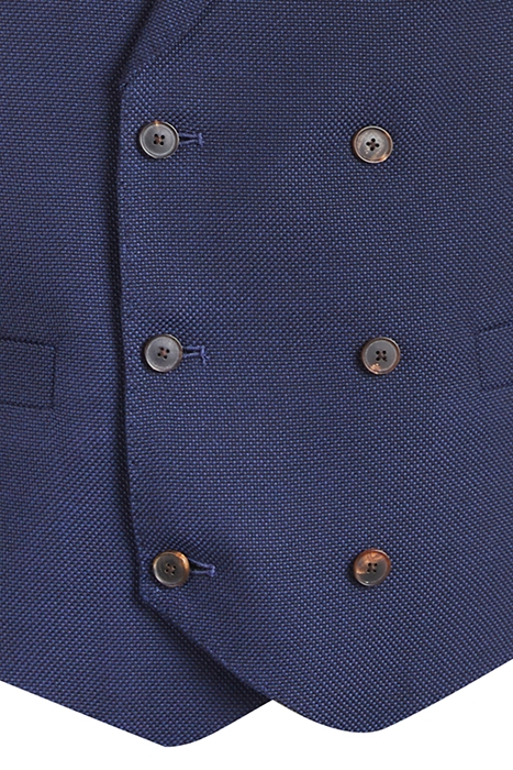 DBL BREASTED GILET BLUE 3
