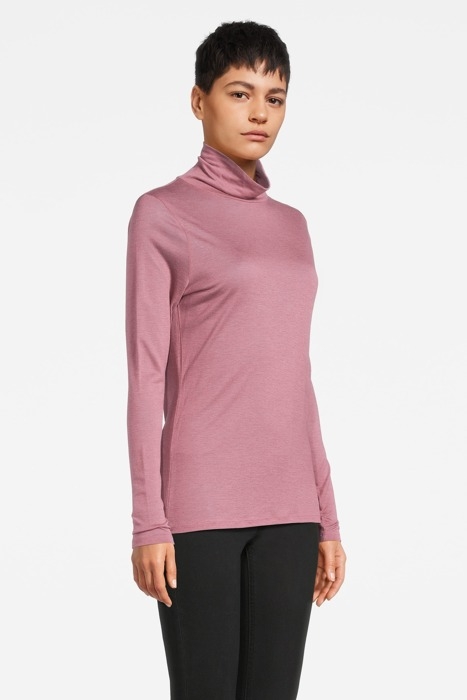 TOP TURTLENECK WOOL BLEND JERSEY MAUVE 4