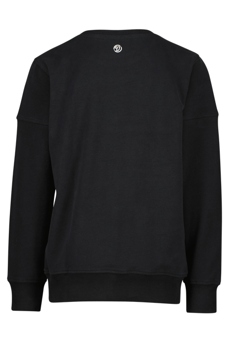 CREWNECK-BASIC-LOGO DEEP BLACK 2
