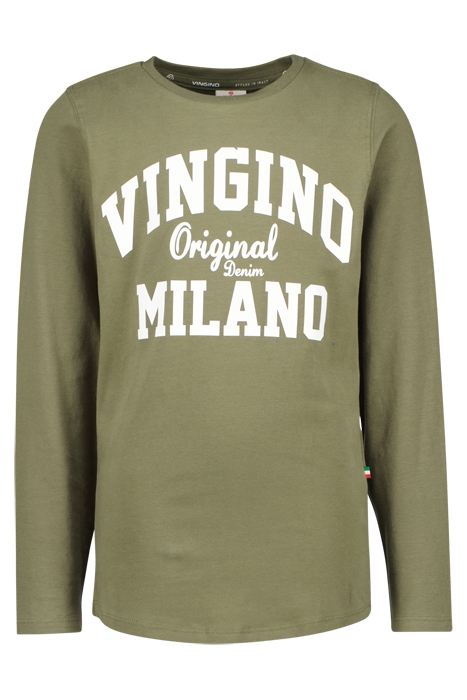 TSHIRT-CLASSIC-LOGO-RNLS ARMY GREEN 1