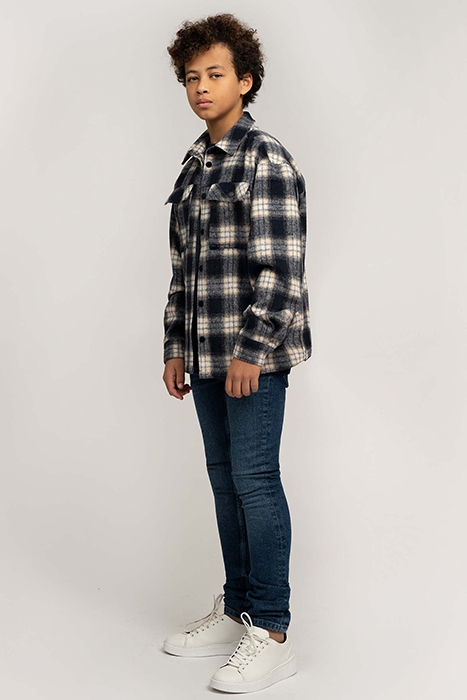 LENNARD SHIRTJACKET FADED DARK BLUE 2