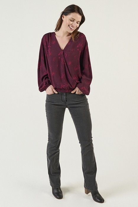 SKINNY FLARED JEANS ALMOST BLACK 1