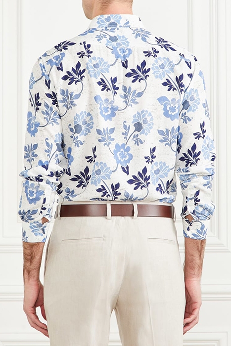 BENNY NEW COLLAR PAU BLUE MACRO FLOWER PR 2