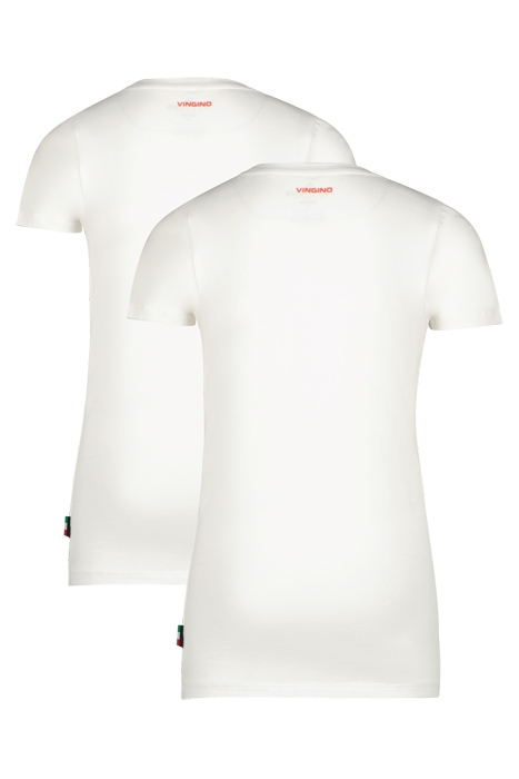 T-SHIRT ROUND NECK (2-PACK) REAL WHITE 2