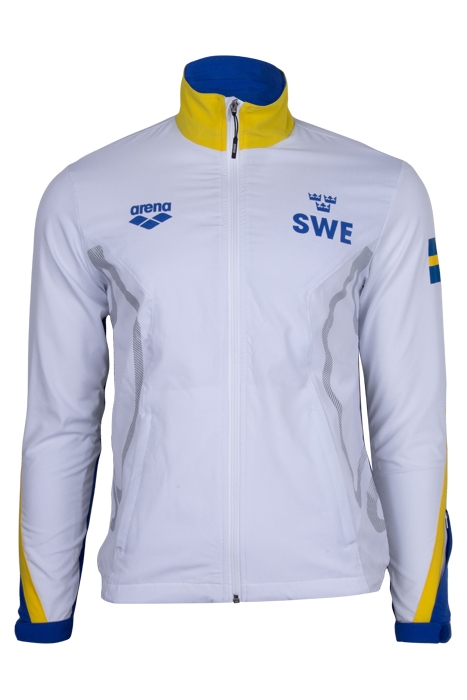SWEDEN WARM UP JACKET WHITE ROYAL 1