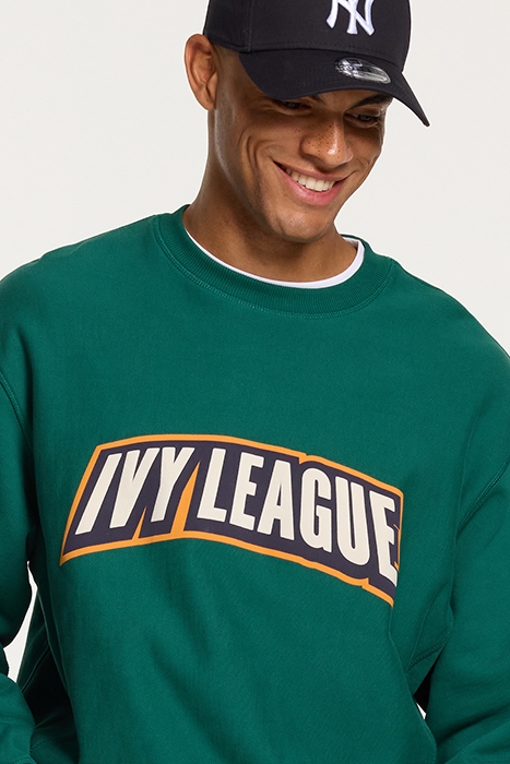 IVY LEAGUE SWEATER BOTTLE GREEN 4