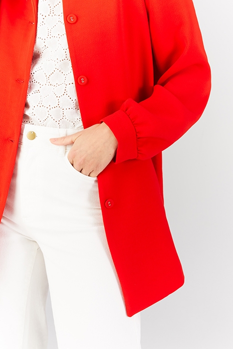 CHERRY NON-LINED COAT 7