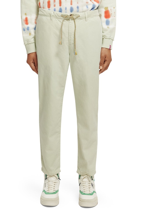 THE DRIFT- GARMENT-DYED COTTON LINEN JOGGER MINT 3