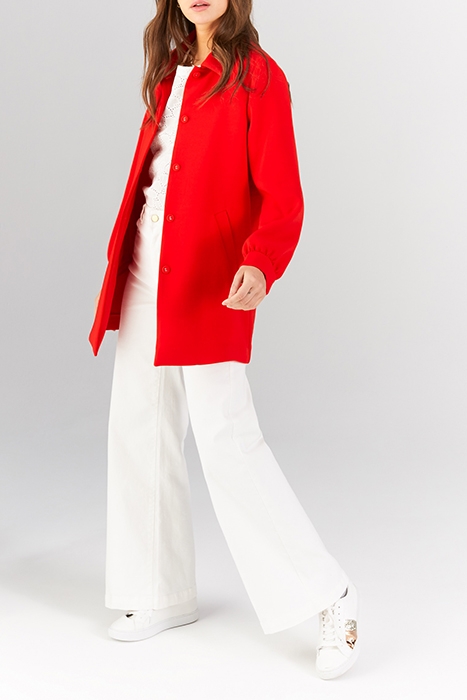 CHERRY NON-LINED COAT 4