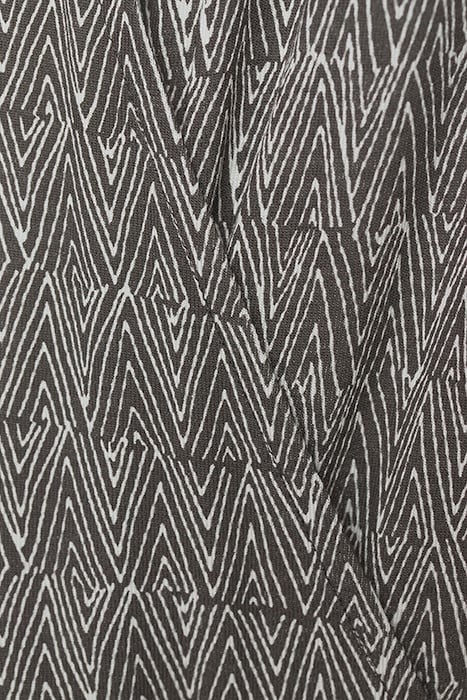 JUMPSUIT FINE GRAPHIC PRINT BLACK AND WHITE 6