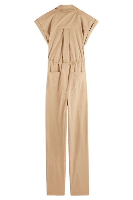 MILITARY JUMPSUIT IN ORGANIC COTTON SOFT SAND 2