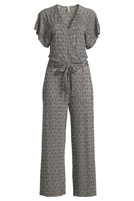 JUMPSUIT FINE GRAPHIC PRINT BLACK AND WHITE 3