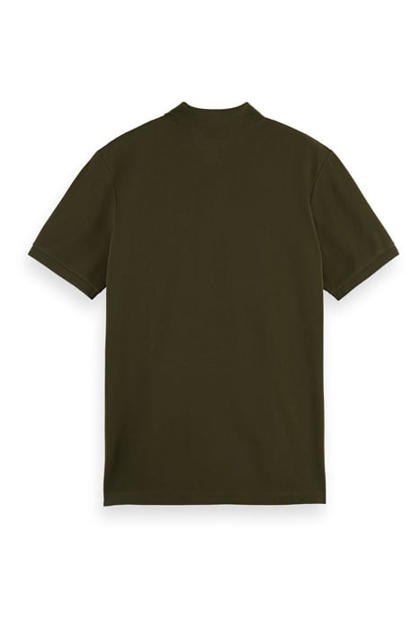 ESSENTIALS - ORGANIC COTTON PIQUE POLO MILITARY 2