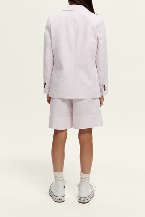 STRIPED SINGLE-BREASTED SEERSUCKER BLAZER ORCHID SEERSUCKER 4