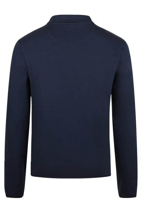 ZIP MOCK WITH NYLON NAVY 2