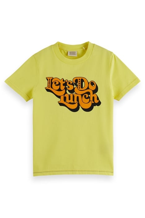 COTTON IN CONVERSION SHORT-SLEEVED ARTWORK T-SHIRT SUNFLOWER 1