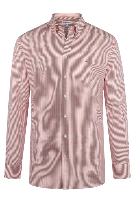 POPLIN STRIPE PEACHED TERRA 1