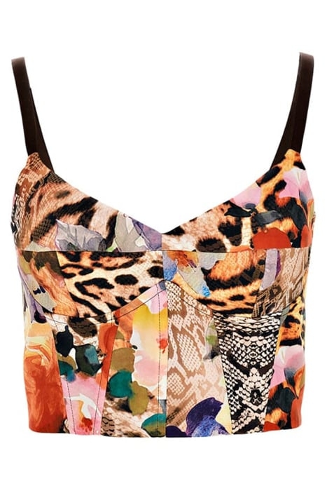 BLOSSOM CORSET WILD FLOWER FALL TOP PRINT 4