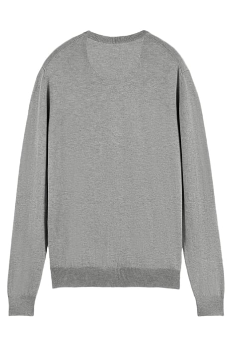 ESSENTIALS - CLASSIC CREWNECK PULLOVER GREY MELANGE 2