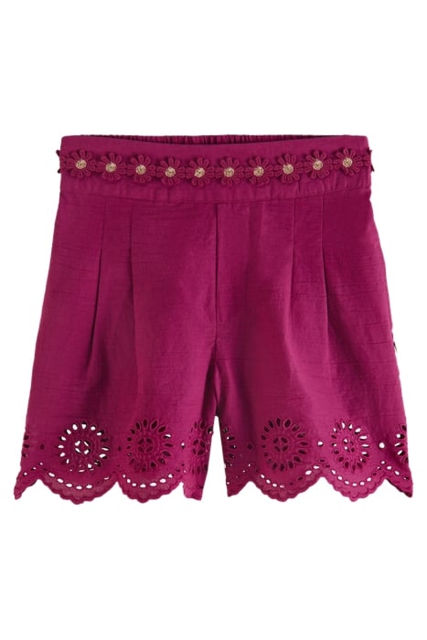 BRODERIE ANGLAISE SHORTS DAHLIA 1
