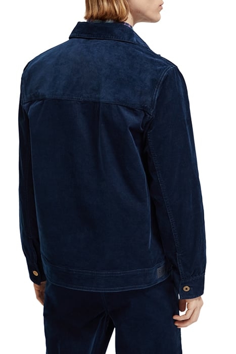FINE CORDUROY TRUCKER JACKET STEEL 2