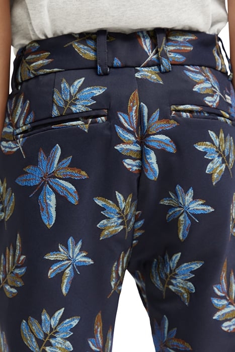 LOOSE TAPERED-FIT JACQUARD PANTS LEAF JACQUARD 7