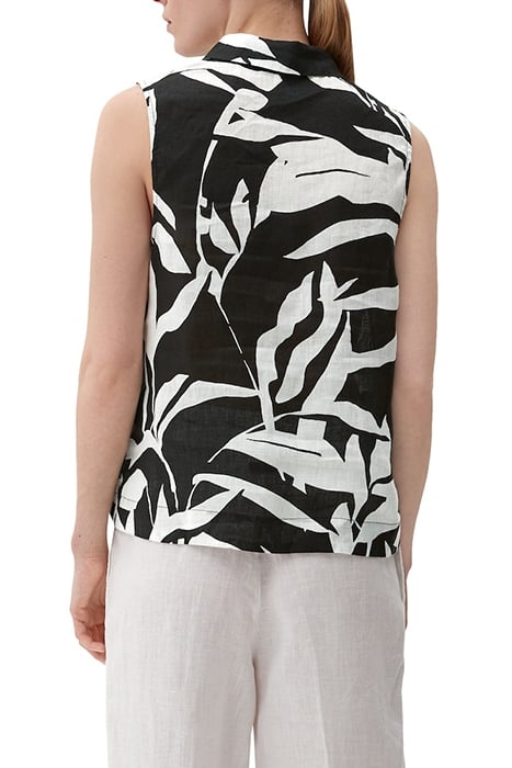 S.OLIVER BLOUSES GREY/BLACK 2