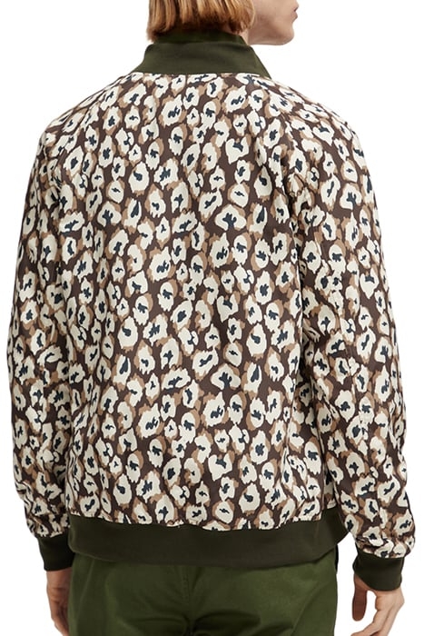 REVERSIBLE BOMBER JACKET TAUPE ANIMAL 2