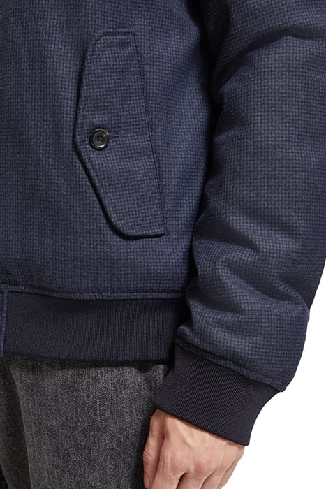 PADDED HARRINGTON JACKET NIGHT MINI CHECK 8