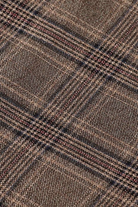 LIGHTWEIGHT YARN-DYED CHECK BOMBER JACKET CAMEL NIGHT CHECK 3