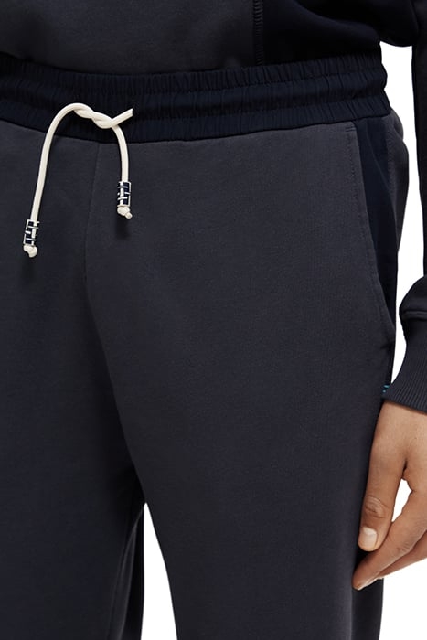 BLOCK TEXTURE SWEATPANTS WITH FANCY DRAWCORDS STEEL 7