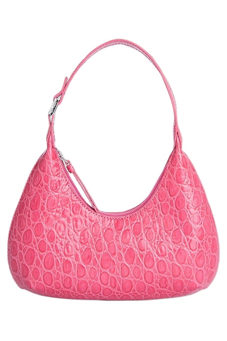 BABY AMBER VENUS CIRCULAR CROCO EMBOSSED LEATHER 1