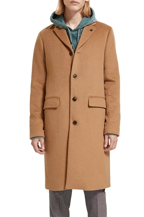 CLASSIC WOOL BLEND OVERCOAT CAMEL 1