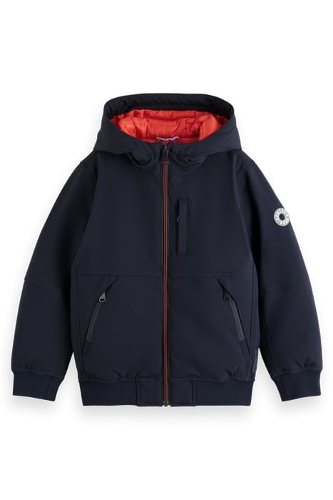 HOODED RECYCLED POLYESTER JACKET WITH REPREVE® FILLING NIGHT 4