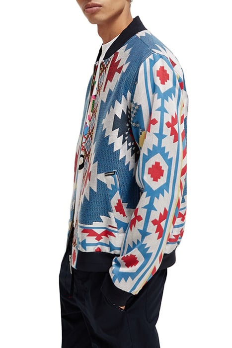 JACQUARD BOMBER JACKET MULTICOLOUR JACQUARD 6