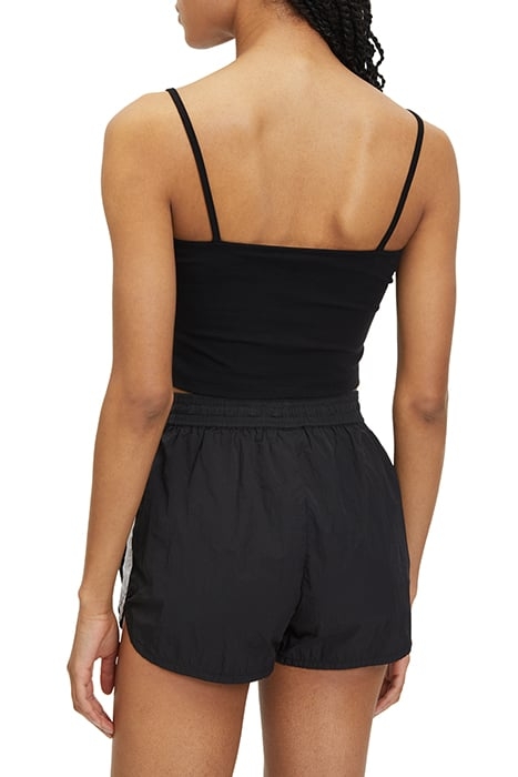 LONI CROPPED SPAGHETTI TOP BLACK 2