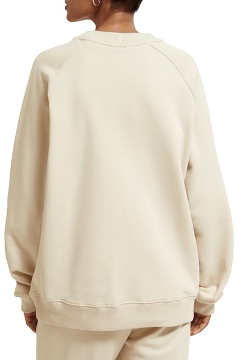 UNISEX ORGANIC CREWNECK SWEATSHIRT STONE 8