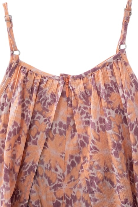 GIRLS’ VIOLET PSYCHEDELIC FLOWER PRINT PLAYSUIT 7