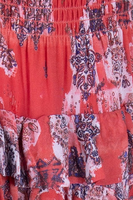 HERTY MINI SKIRT IN RED 3