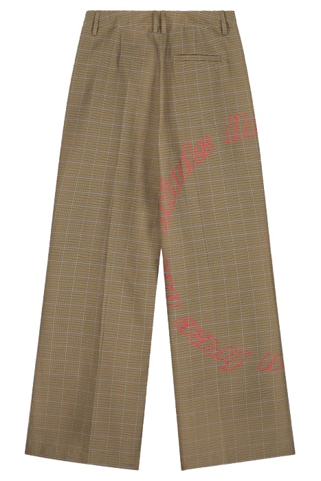 SAND CHECKED KEANU PANTS SAND CHECK 2