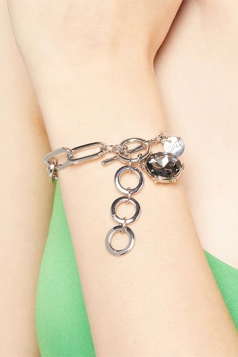 RHODIUM AND CRYSTAL BRACELET 2
