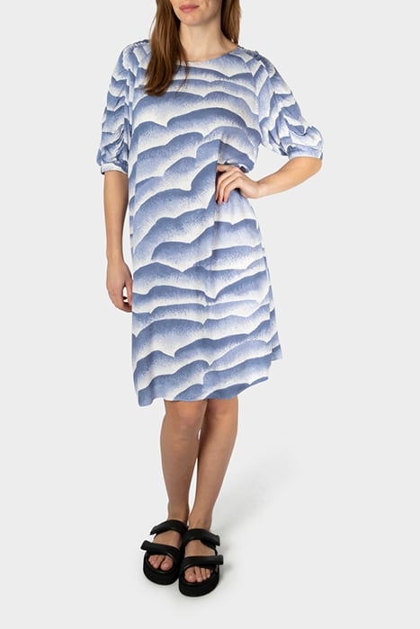 DRESS WOVEN MEDIUM BLUE INDIGO 1