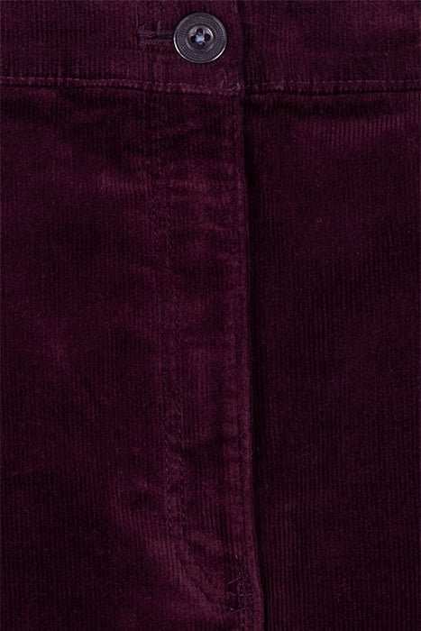 MELODY CORD SKIRT DARK PLUM 3