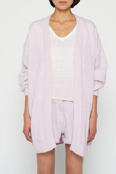 THIN BOMBER KNIT PALE LILAC 1