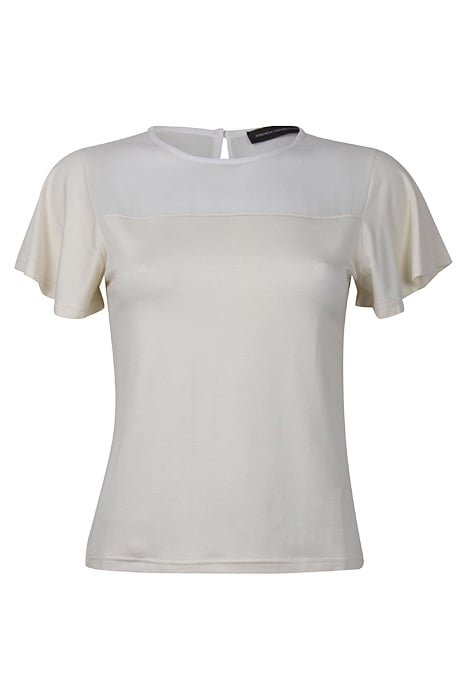 PANEL ANGEL SLEEVE TOP IVORY 1