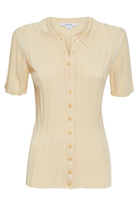 STELLA-FITTED CARDIGAN LEMON 4