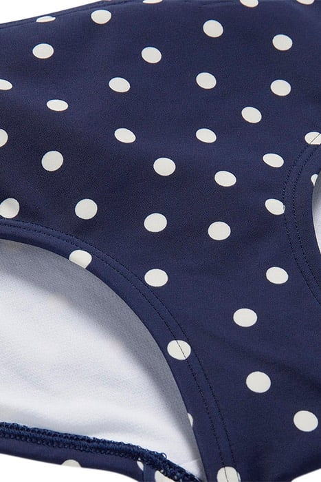 BIKINI SHORTS NAVY/IVORY SPOT 6