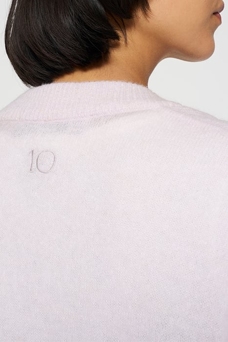 THIN BOMBER KNIT PALE LILAC 5